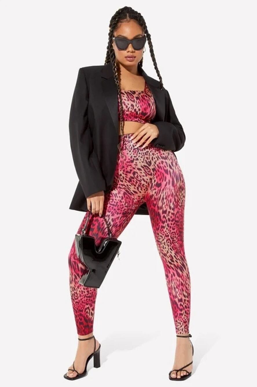 New Fabletics Yitty Kitty Headliner Shaping Bralette and Legging Set size M